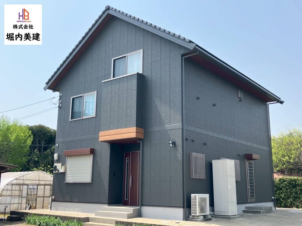 船橋市の堀内美建が外壁塗装を施工する旭市見広の戸建て住宅