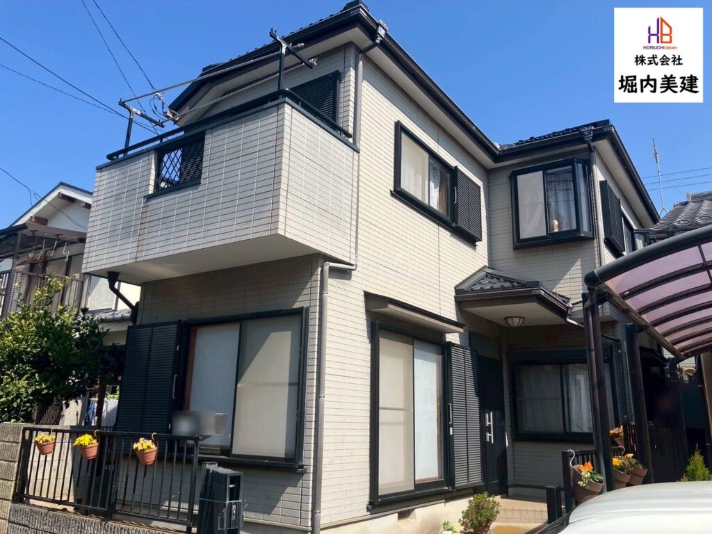 船橋市の堀内美建が外壁塗装を施工する鎌ヶ谷市鎌ヶ谷の戸建て住宅
