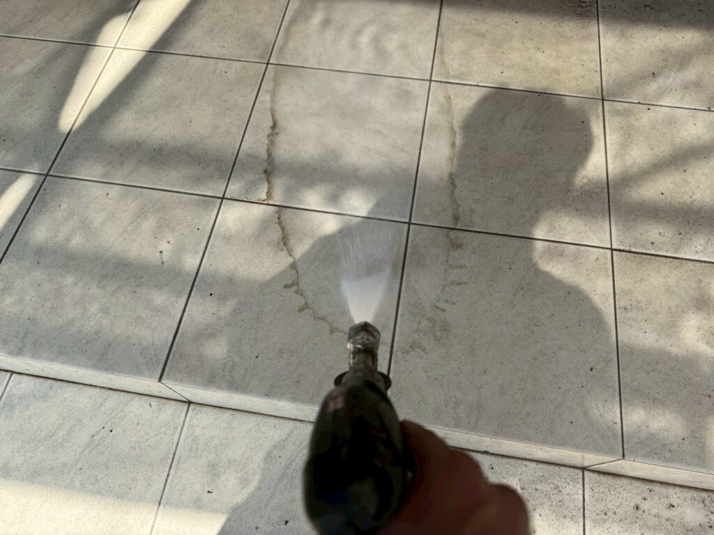 玄関洗浄