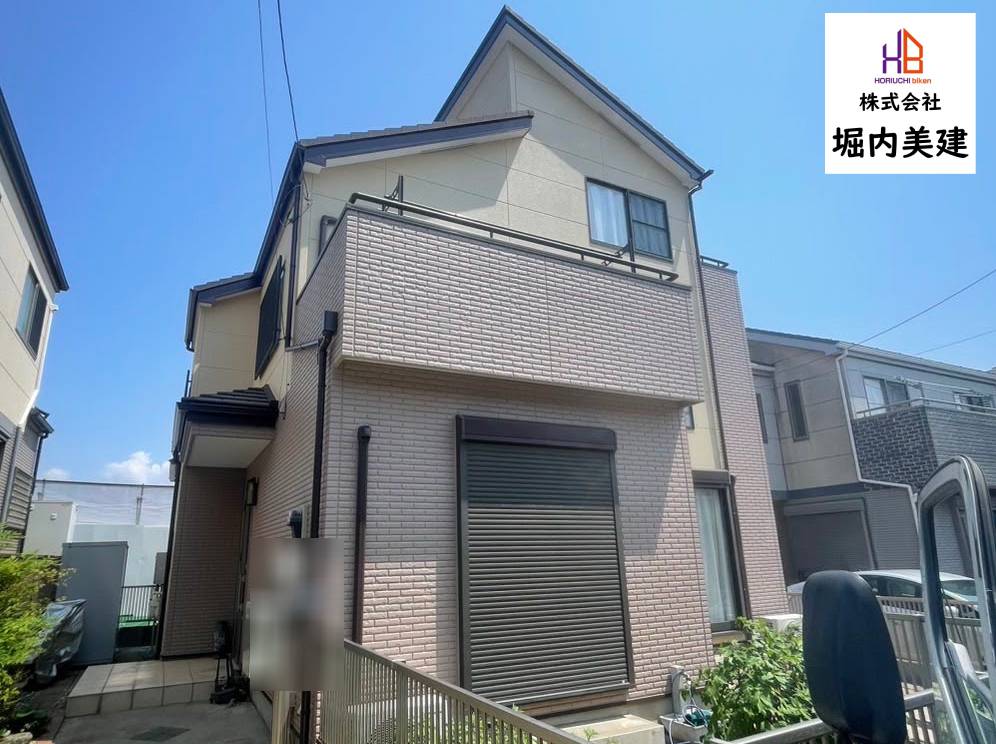 船橋市の堀内美建が外壁塗装を施工する習志野市鷺沼の戸建て住宅