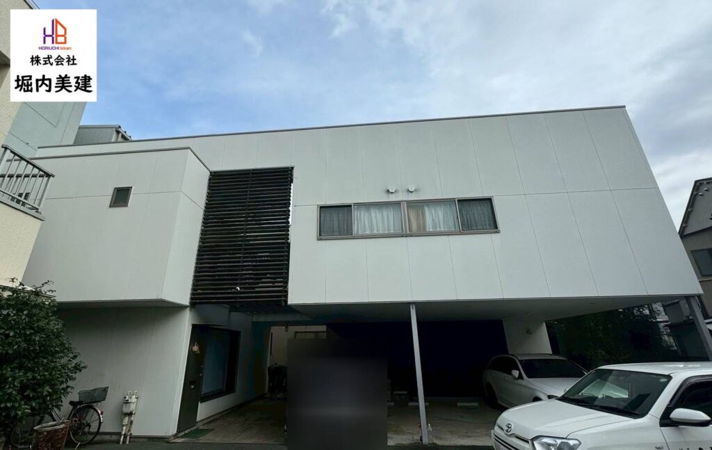 船橋市の堀内美建が外壁塗装を施工する葛飾区四ツ木の戸建て住宅