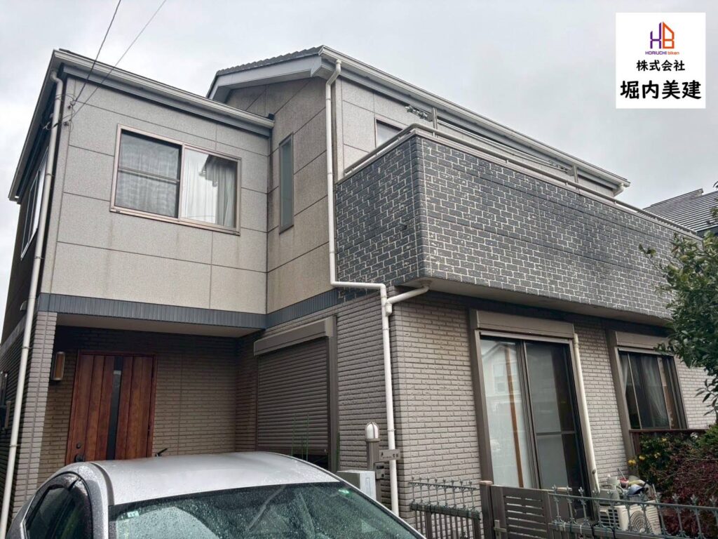 船橋市の堀内美建が外壁塗装を施工する習志野市鷺沼の戸建て住宅