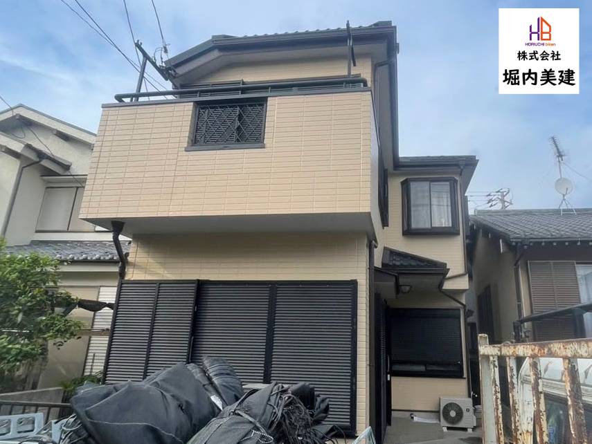 船橋市の堀内美建が外壁塗装を施工する鎌ヶ谷市鎌ヶ谷の戸建て住宅