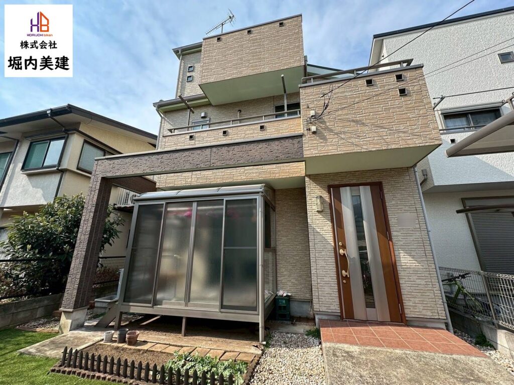 船橋市の堀内美建が外壁塗装を施工する船橋市習志野台の戸建て住宅