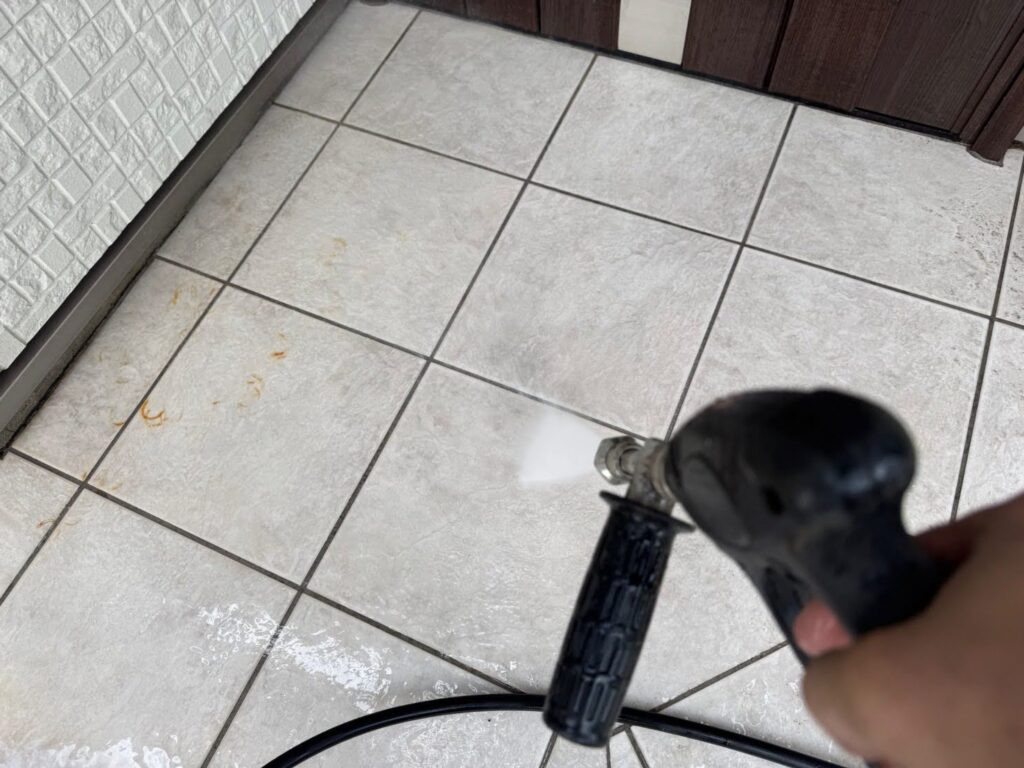 玄関洗浄