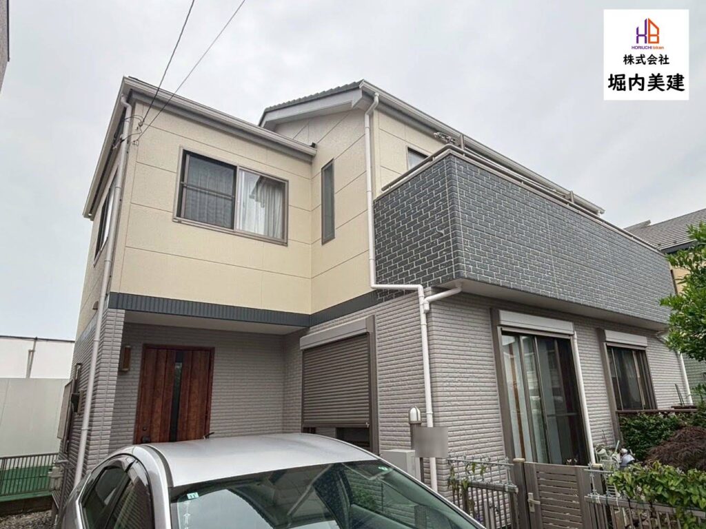 船橋市の堀内美建が外壁塗装を施工する習志野市鷺沼の戸建て住宅