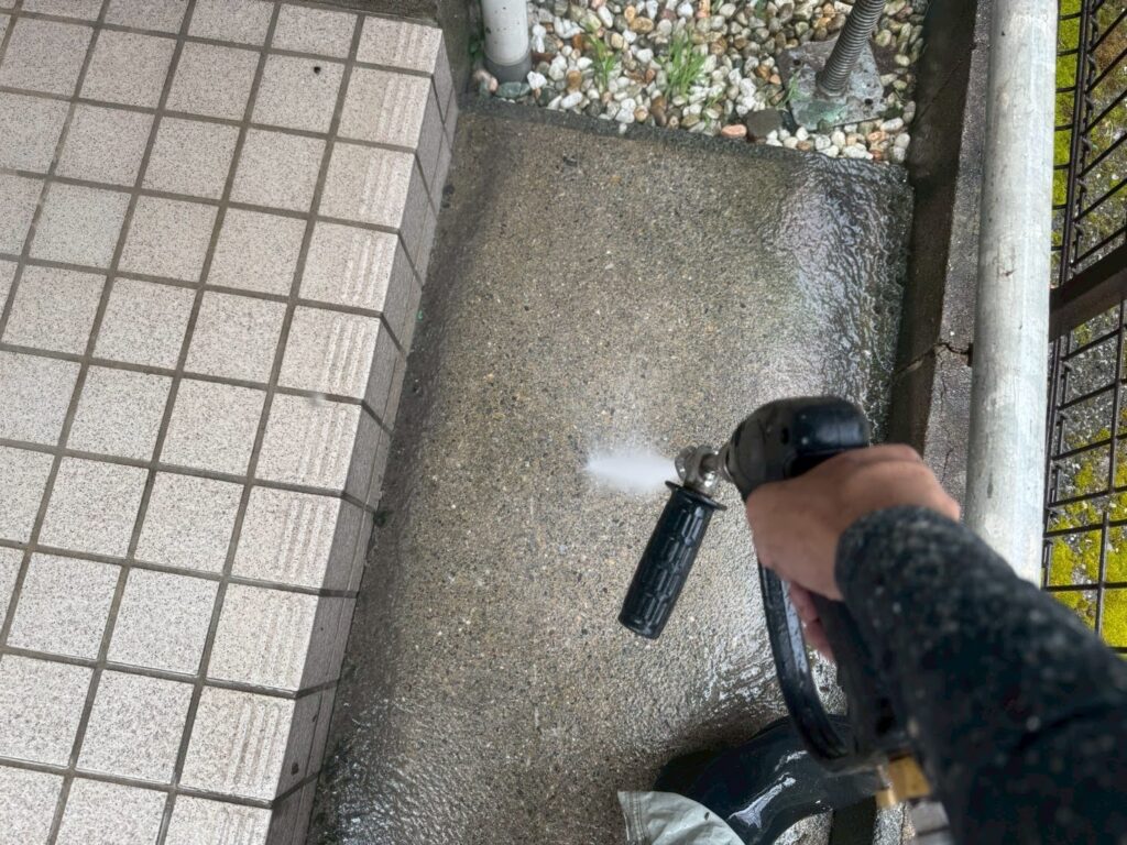 玄関洗浄