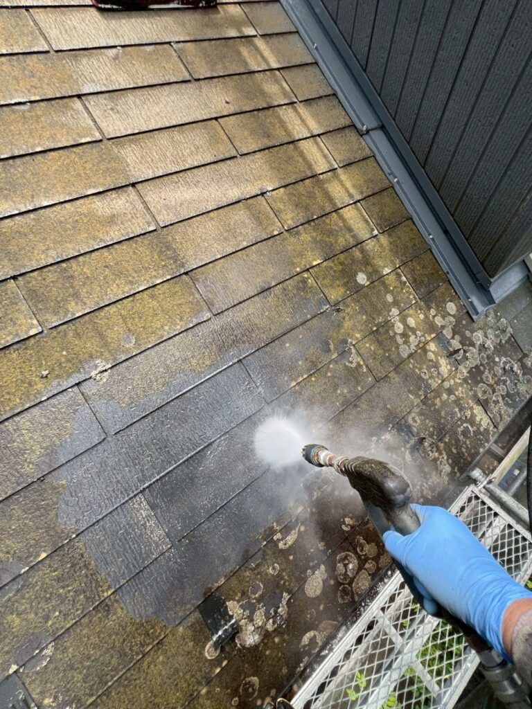 屋根洗浄