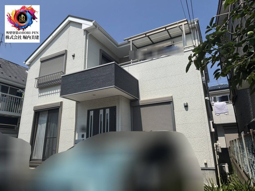船橋市の堀内美建が外壁塗装を施工する八千代市八千代台北の戸建て住宅