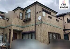 船橋市の堀内美建が外壁塗装を施工する千葉市花見川区の戸建て住宅