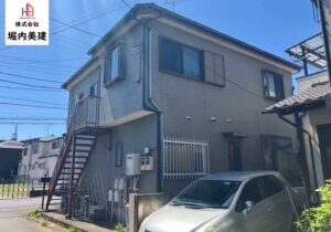 船橋市の堀内美建が外壁塗装を施工する船橋市駿河台の戸建て住宅