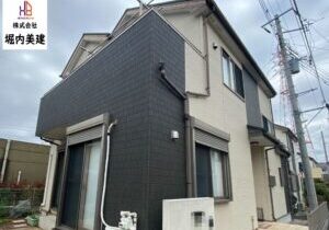 船橋市の堀内美建が外壁塗装屋根カバー工事を行う戸建て住宅