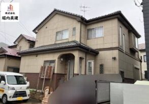 船橋市にある堀内美建が外壁屋根のリフォーム塗装をした船橋市三咲の戸建て住宅