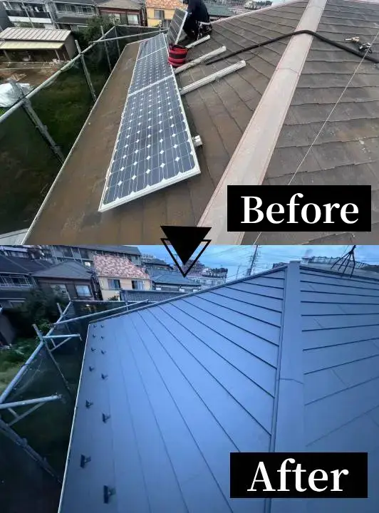 太陽光パネル脱着