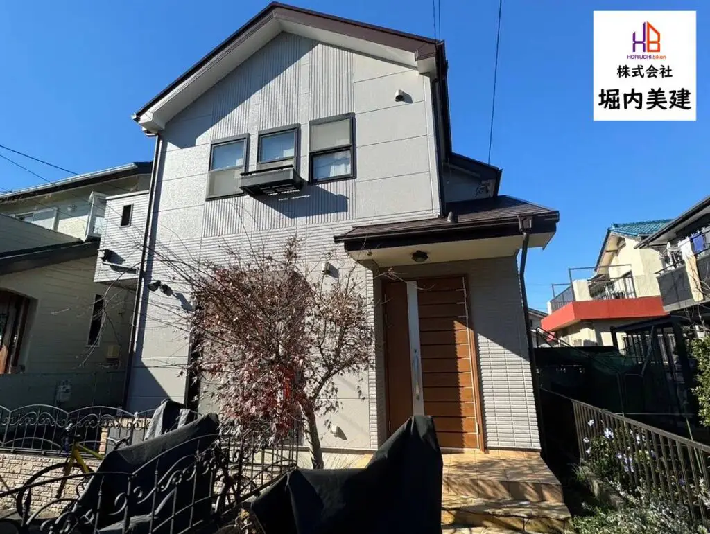 【八千代市八千代台西】グレー系外壁で洗練された落ち着いた色合いに