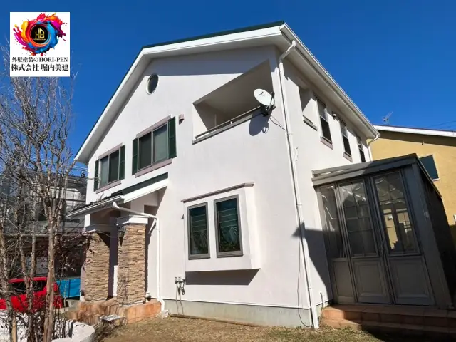 【野田市山崎新町】ペールピンクでやわらかく上品な印象の外壁カラー